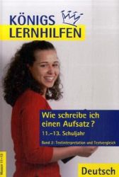 Deutsch Lernhilfen von Bange für den Einsatz in der Oberstufe (11.-13. Schuljahr) - ergänzend zum Deutschunterricht