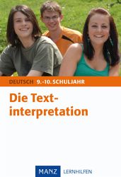Deutsch Lernhilfen von Manz, ergänzend zum Deutschunterricht (5. bis 10. Klasse)
