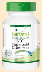 Superoxid Dismutase SOD Superoxid Dismutase - Nahrungsergänzungsmittel