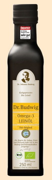 (Bio) Leinöl (bei diversen Anbietern auch kaltgepresst)