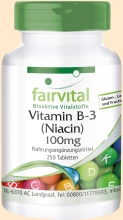Vitamin B3 Fairvital - Nahrungsergänzungsmittel