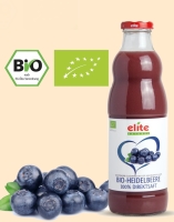 Heidelbeermuttersaft, reich an Antioxidantien Heidelbeer Direktsaft 100%, reich an Antioxidantien