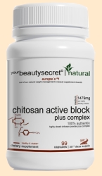 Chitosan active block plus complex Nahrungsergänzungsmittel