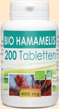 Hamamelis, 200 Tabletten Bio Atlantic. Nahrungsergänzungsmittel