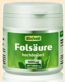 Folsäure hochdosiert Greenfood - Nahrungsergänzungsmittel