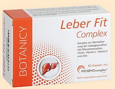 Leber Fit Complex Botanicy - Nahrungsergänzungsmittel