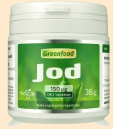 Jod Tagesbedarf Greenfood - Nahrungsergänzungsmittel
