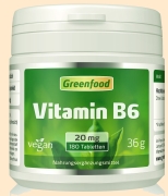 Vitamin B6 Greenfood - Nahrungsergänzungsmittel