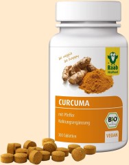 Curcuma Tabletten Raab bio - Nahrungsergänzungsmittel