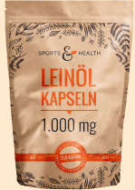 Leinöl Kapseln Sports & Health - Nahrungsergänzungsmittel