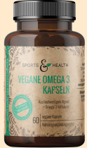 Vegane Omega 3 Kapseln Sports & Health - Nahrungsergänzungsmittel