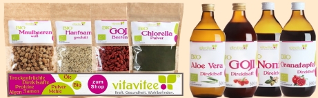 Vitavitee Direktsäfte, Beeren und Nahrungsergänzung Vitavitee Direktsäfte, Beeren, Nahrungsergänzung