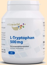 L-Tryotophan 500 mg 90 Kapseln Vitaworld - Nahrungsergänzungsmittel