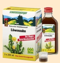 Löwenzahn Heilpflanzensaft. Bitterstoffe aus der Natur Kräuterbasen Nahrungsergänzung - Nahrungsergänzungsmittel