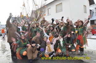 Faschingsumzug in Landau-Offenbach (Südwestpfalz)