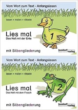 Debbrecht, J: Lies mal - Hefte 1 und 2 (Paket) Schulbücher 1. Klasse Grundschule