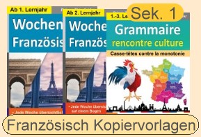 Franzsisch Kopiervorlagen