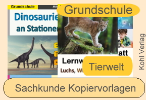 Sachkunde Kopiervorlagen Tierwelt