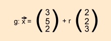 Analytische Geometrie und lineare Algebra: Punktprobe einer Geraden