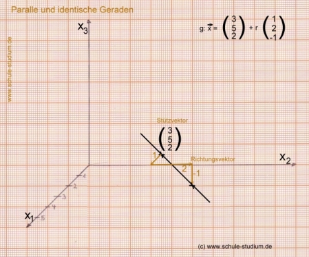 Analytische Geometrie und lineare Algebra: Parallele und identische Geraden