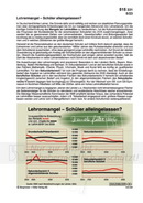 Lehrermangel, Schüler alleingelassen? Schaubilder Wirtschaft & Politik