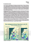 Die Sprachen der EU Schaubilder Wirtschaft und Politik