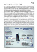 Ankauf von Staatsanleihen durch die EZB (02/2015) Schaubilder, Diagramme, Tabellen und Illustrationen zu Wirtschaft und Politik