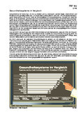 Gesundheitssysteme im Vergleich (03/2016) Schaubilder, Diagramme, Tabellen und Illustrationen zu Wirtschaft und Politik