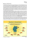 Muslime in Deutschland (01/2017) Schaubilder, Diagramme, Tabellen und Illustrationen zu Wirtschaft und Politik