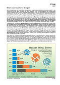 Strom aus erneuerbaren Energien (09/2017) Schaubilder, Diagramme, Tabellen und Illustrationen zu Wirtschaft und Politik
