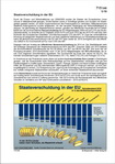 Staatsverschuldung EU Schaubilder, Diagramme, Tabellen und Illustrationen zu Wirtschaft und Politik