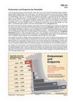 Einkommen und Ersparnis Schaubilder, Statistiken, Diagramme, Tabellen und Illustrationen: Einkommen/Vermögen/privater Konsum