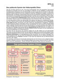 Das politische System Chinas (01/2006) Schaubilder, Diagramme, Tabellen und Illustrationen zu Wirtschaft und Politik