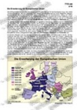 Die Erweiterung der Europäischen Union Schaubilder, Diagramme, Tabellen und Illustrationen zu Wirtschaft und Politik