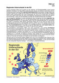 Wirtschaftskraft: Regionale Unterschiede in der EU Schaubilder, Diagramme, Tabellen und Illustrationen zu Wirtschaft und Politik