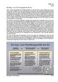 Die Asyl- und Flüchtlingspolitik der EU (03/2014) Zahlenbilder - Schaubilder Politik, Wirtschaft & Gesellschaft