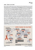 Schaubild: Aids- Gefahr für die Welt Schaubilder & Illustrationen Gesundheitswesen