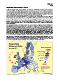 Regionale Unterschiede in der EU (03/2016) Sozialkunde Arbeitsblätter