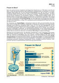 Frauen im Beruf (11/2013) Schaubilder, Diagramme, Tabellen und Illustrationen zu Wirtschaft und Politik