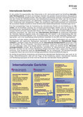 Internationale Gerichte (11/2013) Schaubilder, Diagramme, Tabellen und Illustrationen zu Wirtschaft und Politik