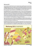 Werbung 2013 (07/2014) Schaubilder, Diagramme, Tabellen und Illustrationen zu Wirtschaft und Politik