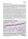 Mehrwertsteuer in der EU (06/2014) Schaubilder, Diagramme, Tabellen und Illustrationen zu Wirtschaft und Politik
