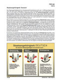Staatsangehörigkeit: Deutsch (10/2014) Schaubilder, Diagramme, Tabellen und Illustrationen zu Wirtschaft und Politik