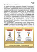 Nachrichtendienste in Deutschland (10/2013) Schaubilder, Diagramme, Tabellen und Illustrationen zu Wirtschaft und Politik