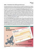 SEPA - Euro-Zahlungsverkehr ohne Grenzen (10/2013) Schaubilder, Diagramme, Tabellen und Illustrationen zu Wirtschaft und Politik