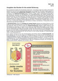 Jeder zweite Euro für Soziales (10/2013) Schaubilder, Diagramme, Tabellen und Illustrationen zu Wirtschaft und Politik