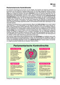 Schaubild:Parlamentarische Kontrollrechte Schaubilder & Illustrationen zum Politischen System Deutschlands