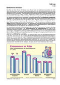 Schaubilder, Diagramme und Illustrationen. Themen Renten, Rentenversicherung, Rentensystem