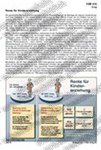 Rente für Kindererziehung Schaubilder, Diagramme und Illustrationen. Themen Renten, Rentenversicherung, Rentensystem